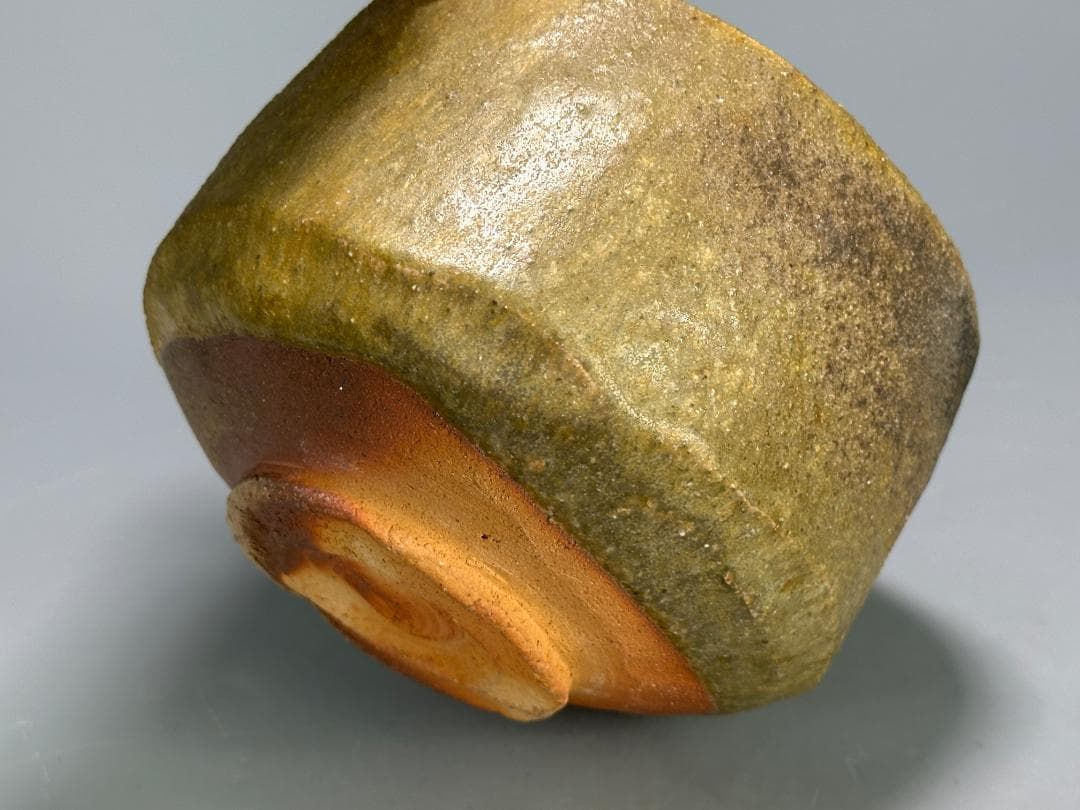 M26SA10日本美術　加藤孝造　最上位作　黄瀬戸　人間国宝　本物保証　供箱