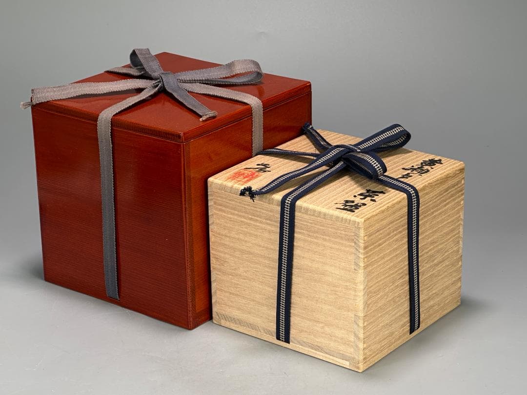 M26SA10日本美術　加藤孝造　最上位作　黄瀬戸　人間国宝　本物保証　供箱