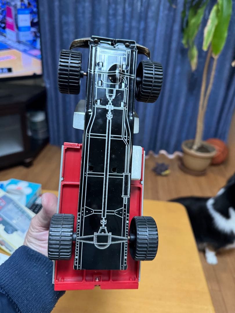 郵便トラック　ブリキ　いすゞ