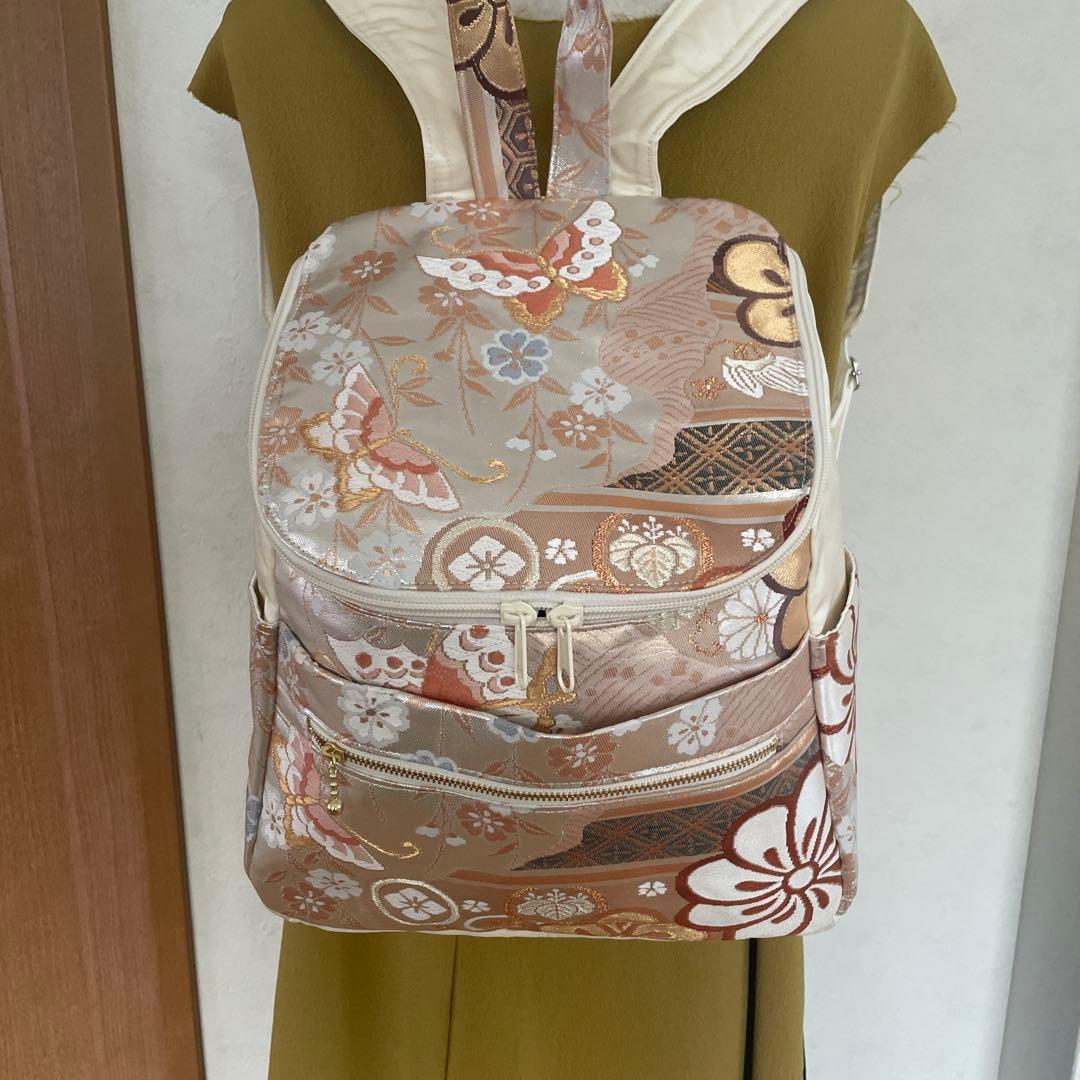 帯リメイクリュック 6-84