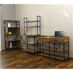 フリーラック 約幅120cm スチール アイアン コンクリート 組立品