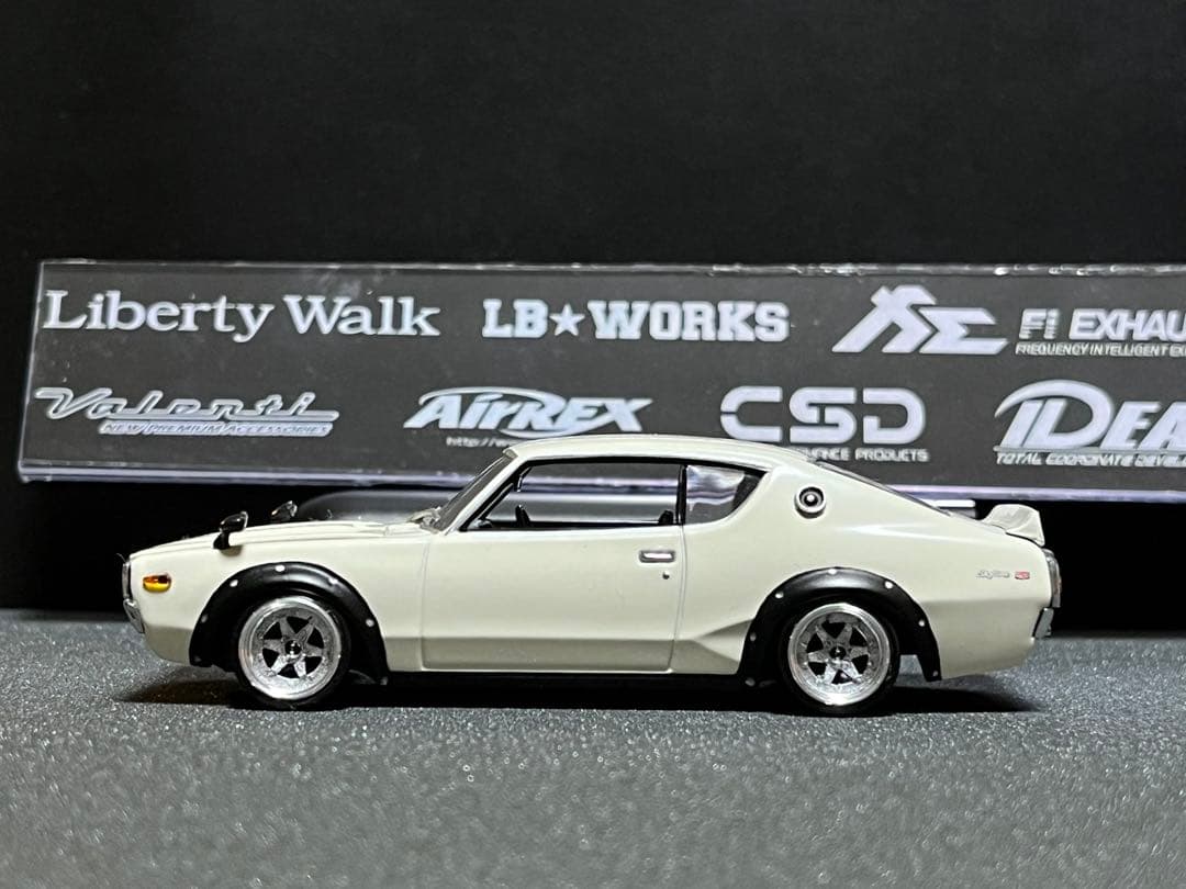【1/43 カスタム】ケンメリGT-R KPGC110 京商