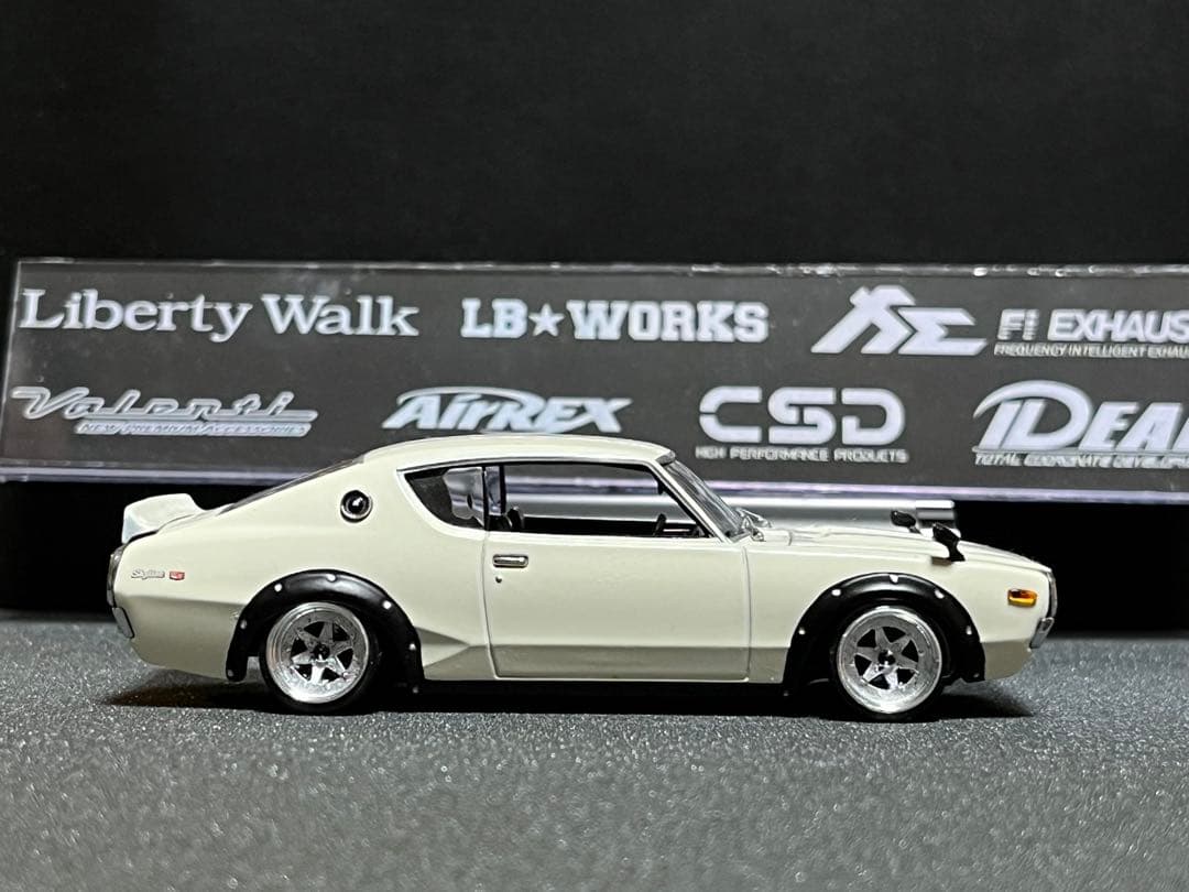 【1/43 カスタム】ケンメリGT-R KPGC110 京商