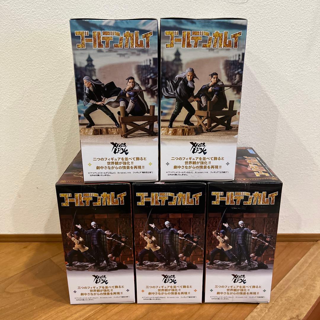 ゴールデンカムイ　尾形百之助　土方歳三　鯉登少尉　鶴見中尉　月島軍曹　フィギュア