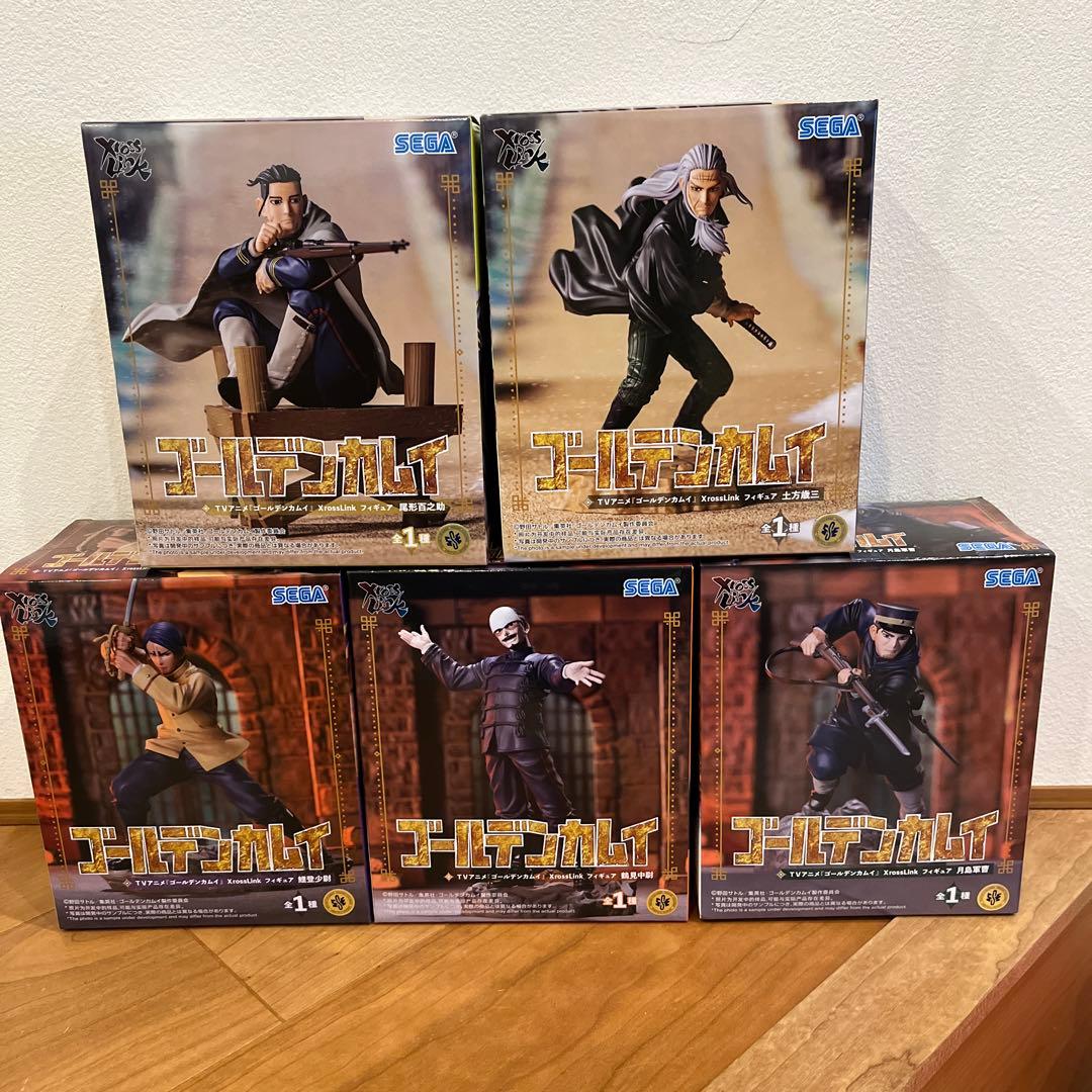 ゴールデンカムイ　尾形百之助　土方歳三　鯉登少尉　鶴見中尉　月島軍曹　フィギュア