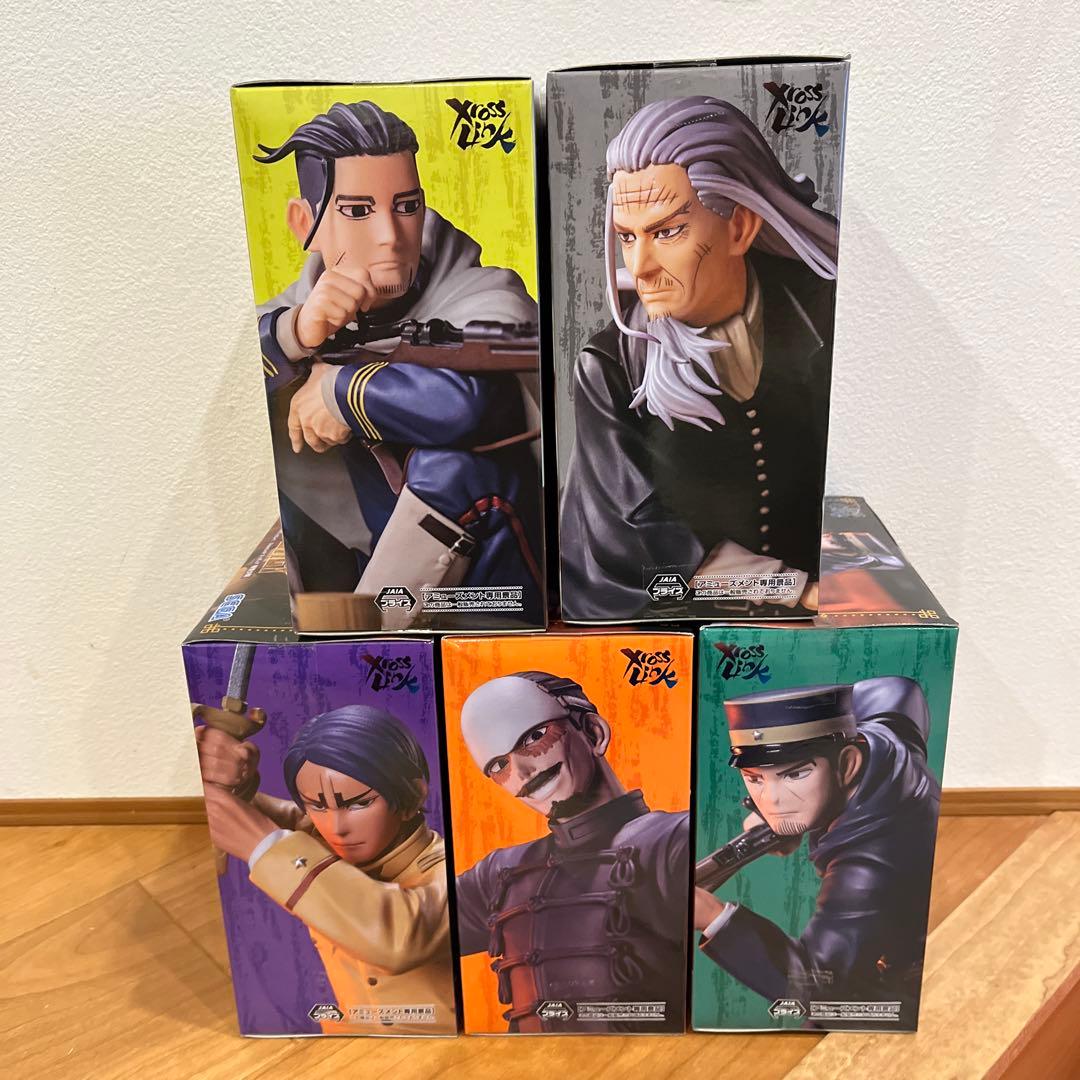 ゴールデンカムイ　尾形百之助　土方歳三　鯉登少尉　鶴見中尉　月島軍曹　フィギュア