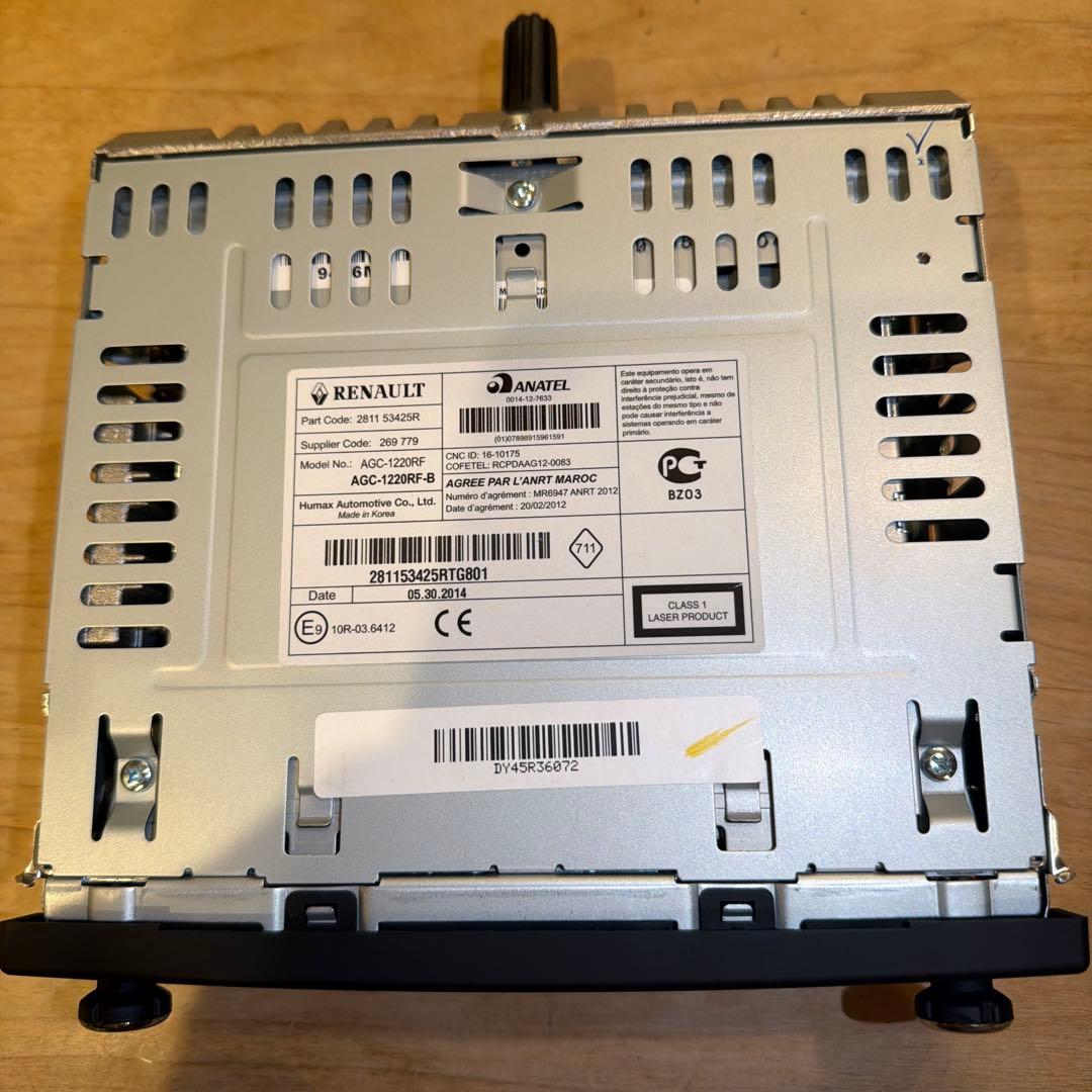 カングー純正オーディオRENAULT MP3 Bluetooth