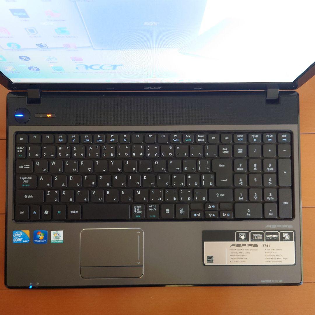 設定済み✨️Acer Aspire 5741✨️Win11✨️SSD✨️オフィス