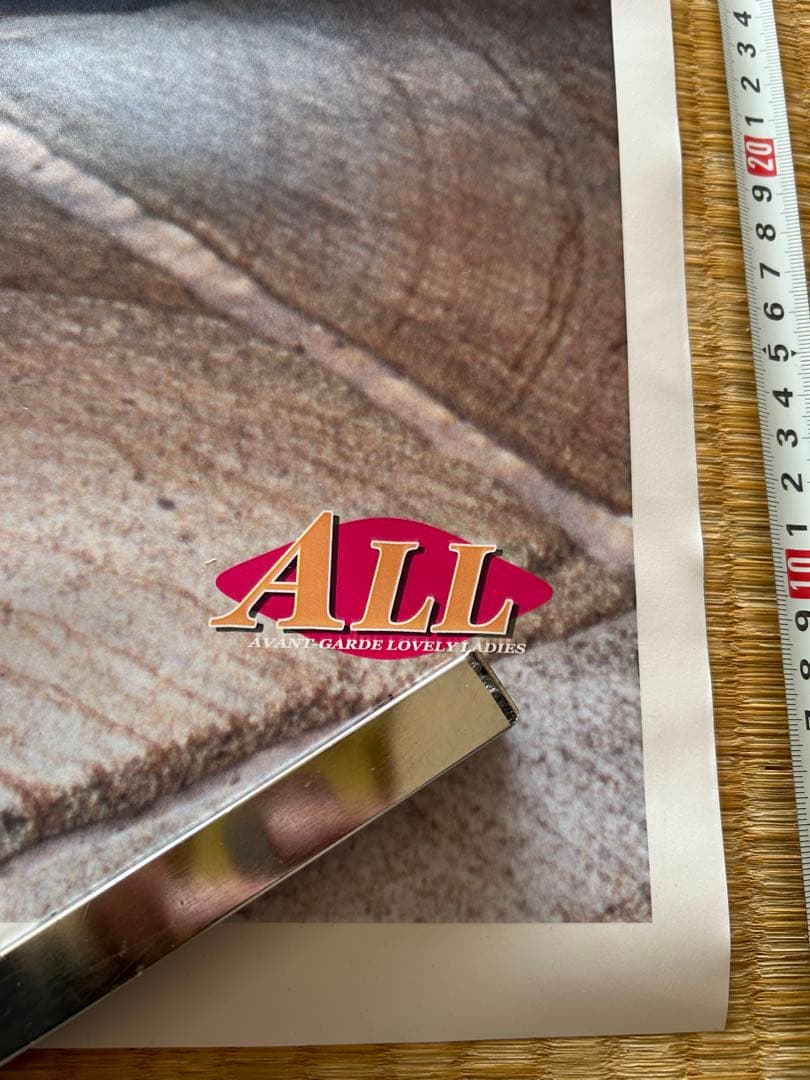 小倉優子 等身大 水着 ポスター アイドル 当時物 約182cm×50cm