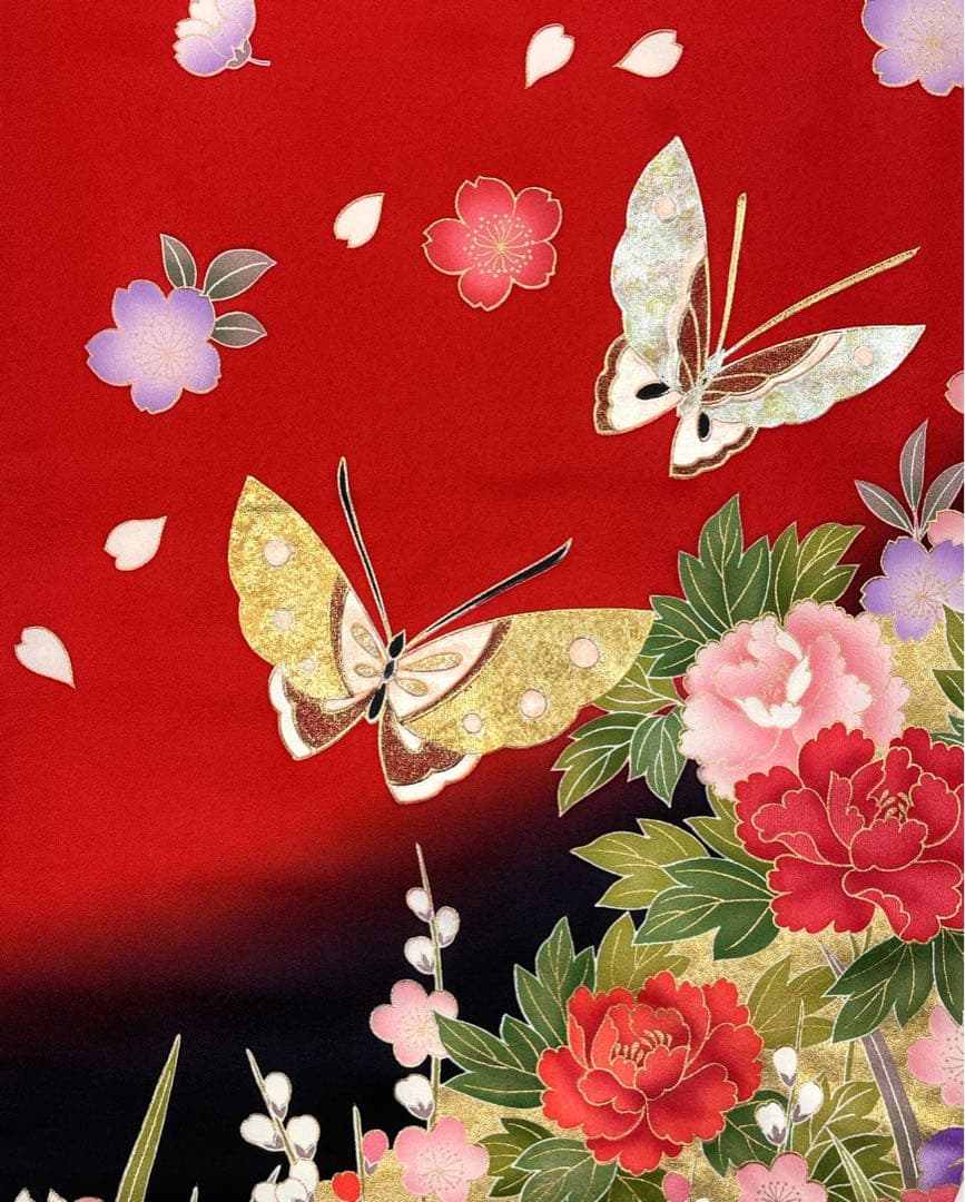 ◎mk-3379　七五三　女の子　着物　3歳　　2-6