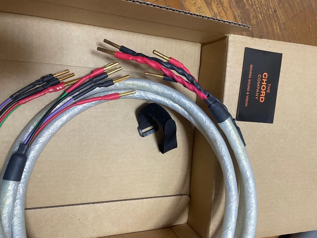 CHORD COMPANY ケーブル　2メートル　バイワイヤーペアー