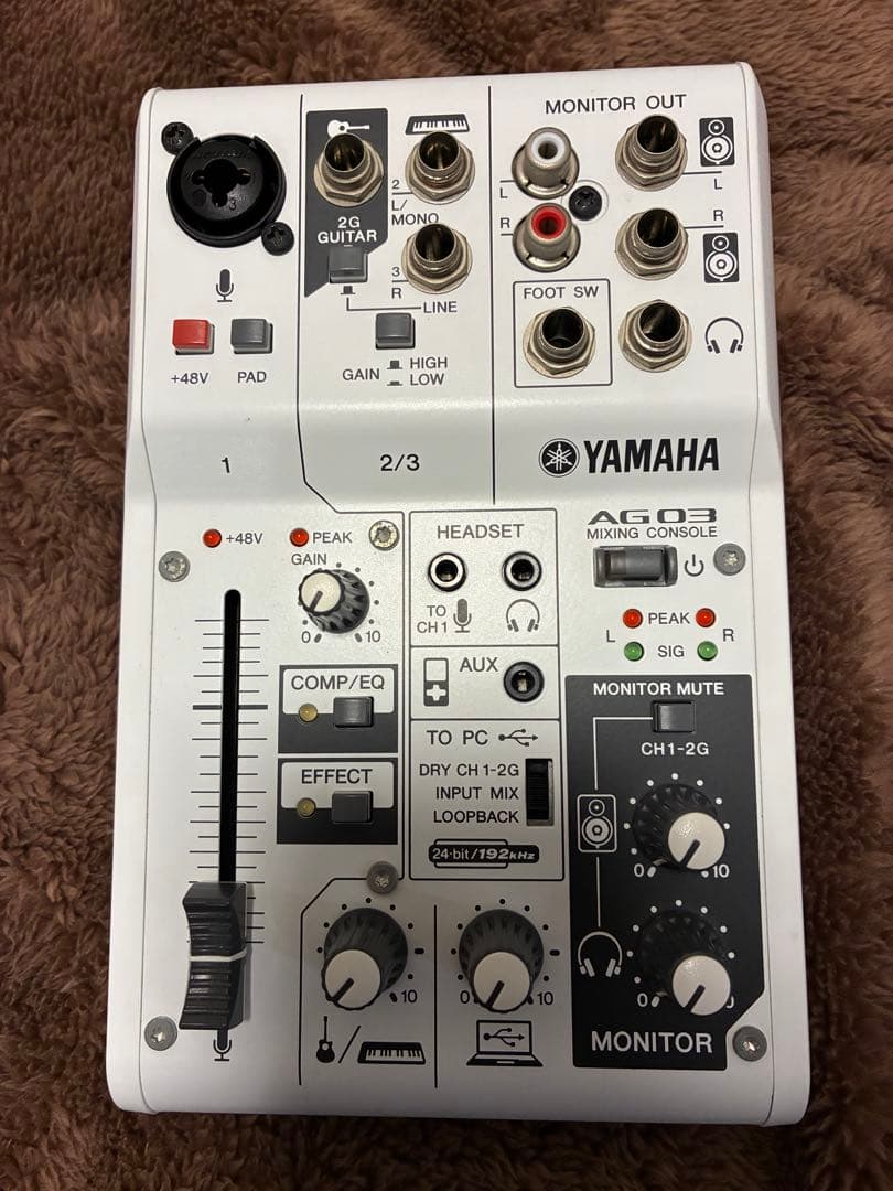 YAMAHA AG03 コンデンサーマイク marantz MPM-1000