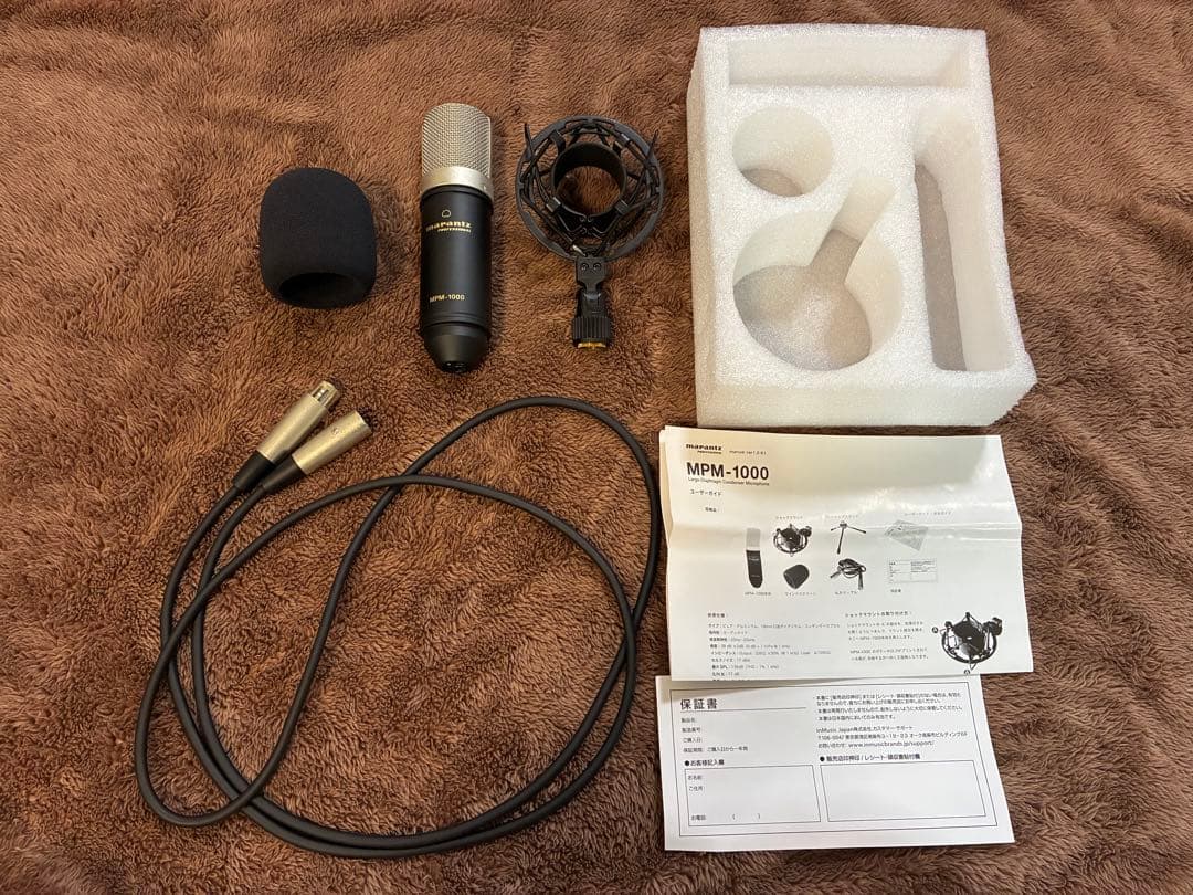 YAMAHA AG03 コンデンサーマイク marantz MPM-1000