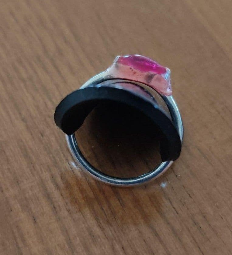 ☆特別値下げ☆ハンドメイド一点物 シルバー(純銀) カジュアルリング 14号