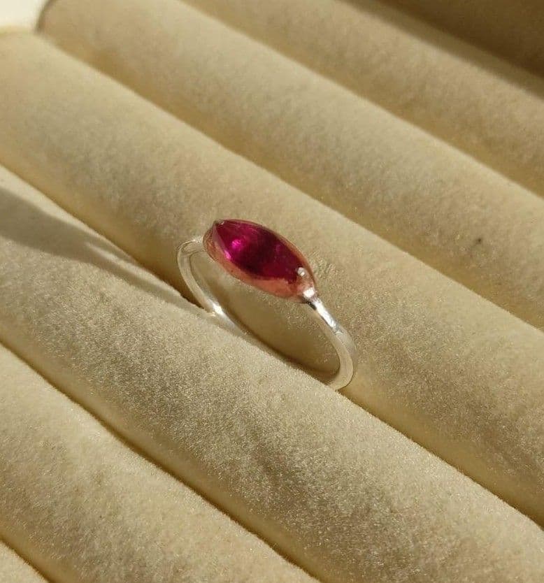 ☆特別値下げ☆ハンドメイド一点物 シルバー(純銀) カジュアルリング 14号