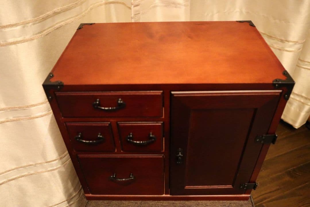 [新品未使用]　薬箱　おしゃれ　木製小物入れ