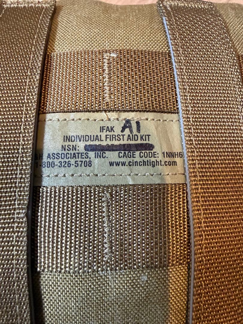 中身入り海兵隊放出品IFAKファーストエイドキット