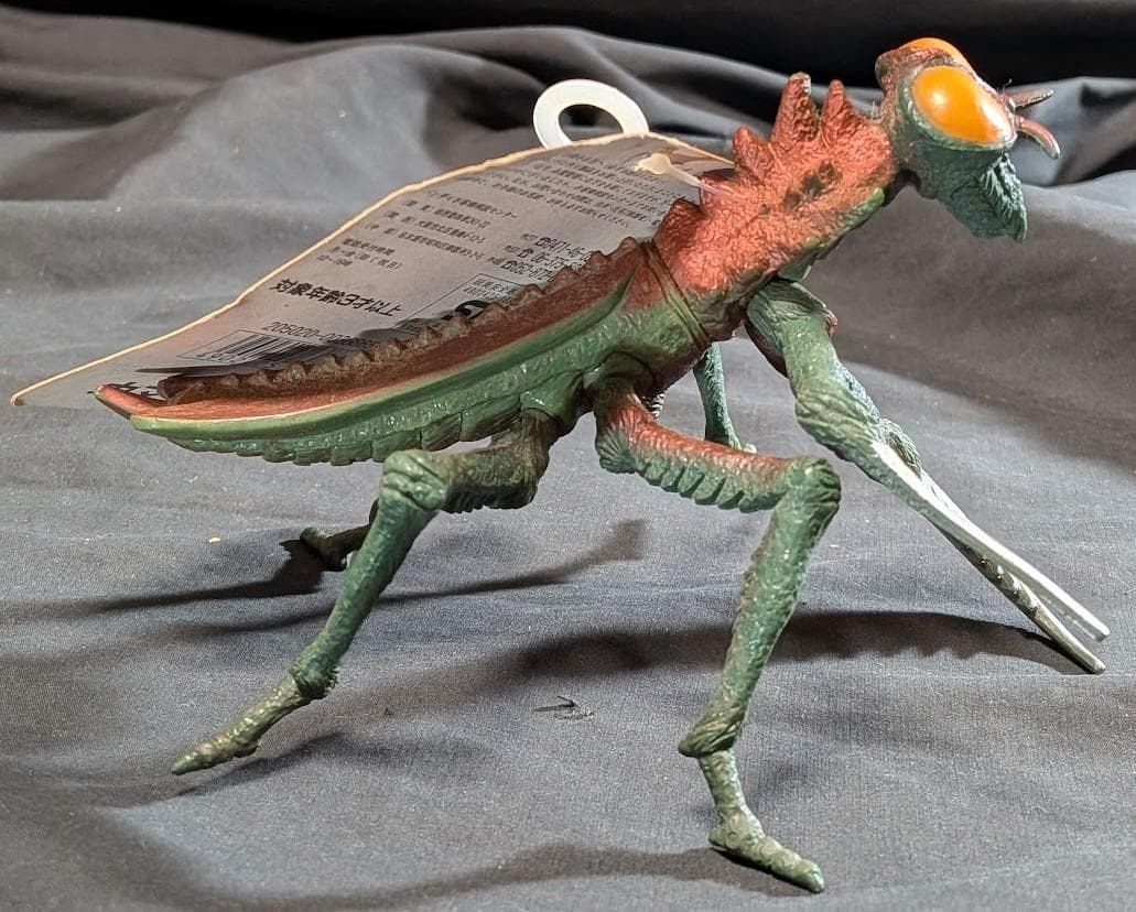 カマキラス「ゴジラの息子」登場怪獣（バンダイ）タグ付 ソフビフィギュア