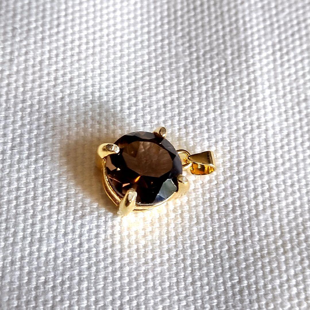 宝石質 スモーキークォーツペンダントトップ 3CT