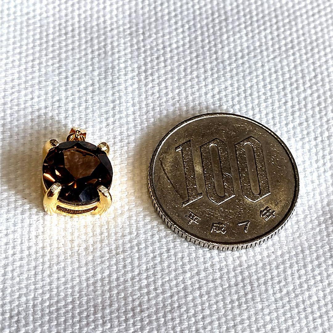宝石質 スモーキークォーツペンダントトップ 3CT