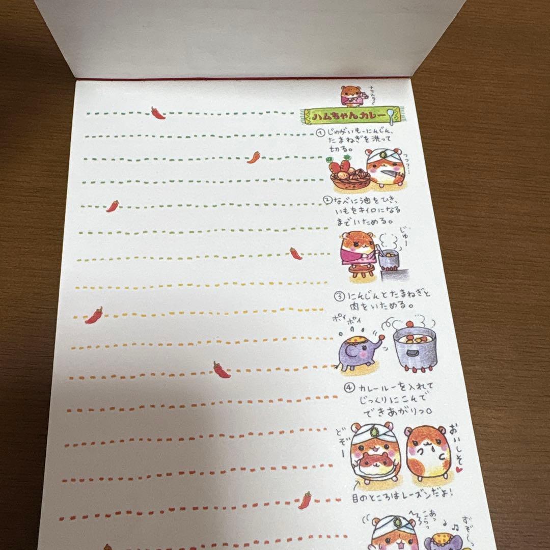 ハムちゃんカレー メモ 当時 シール未使用