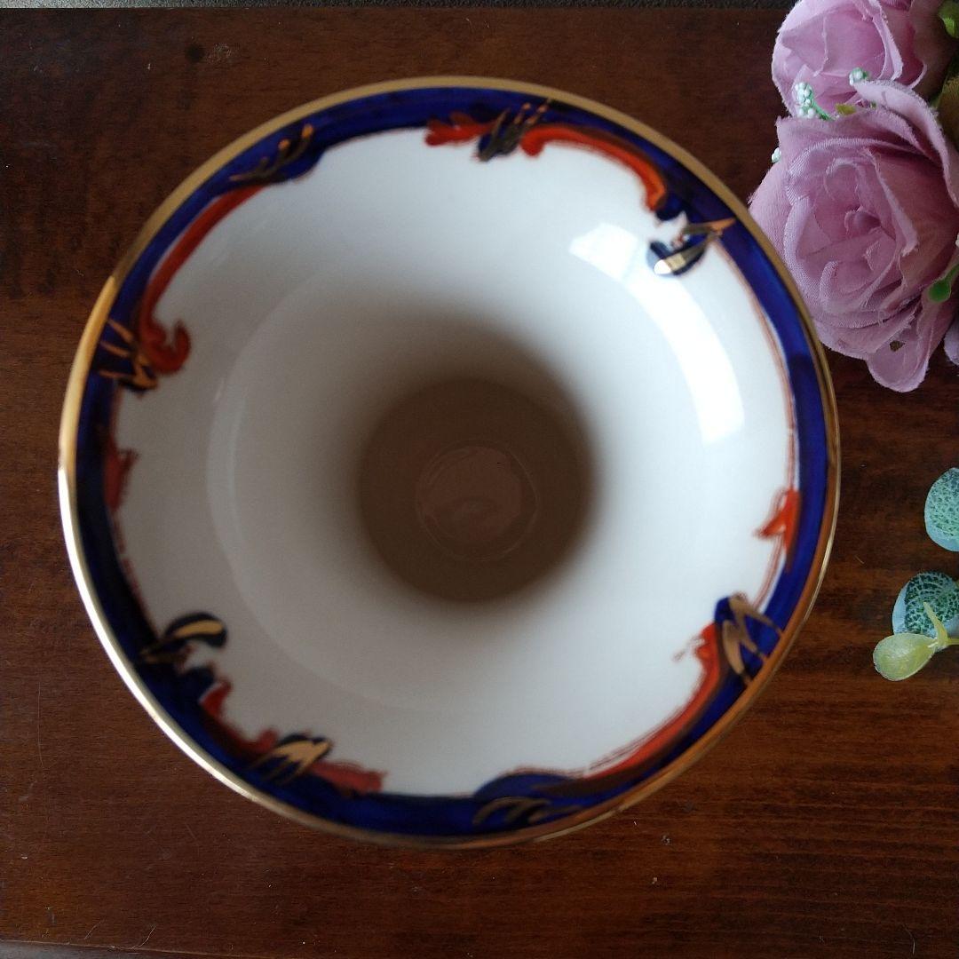 メイソンズ ブルーマンダレイ ゴールドマスク フラワーベース  花瓶