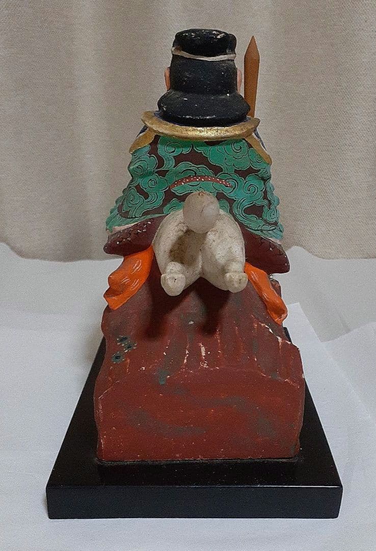 彩色　荼枳尼天尊像　神像　仏像