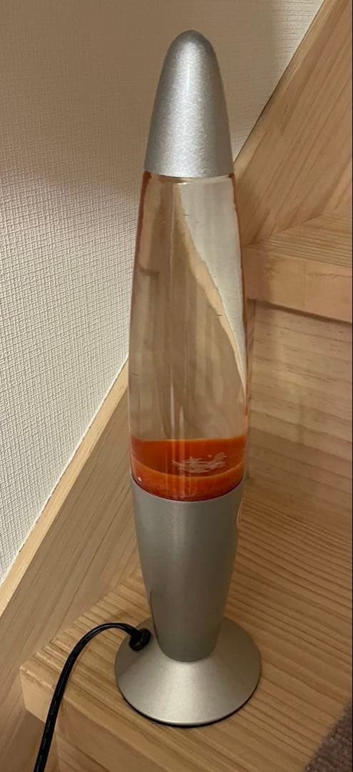 ラバライト　　透明×オレンジ