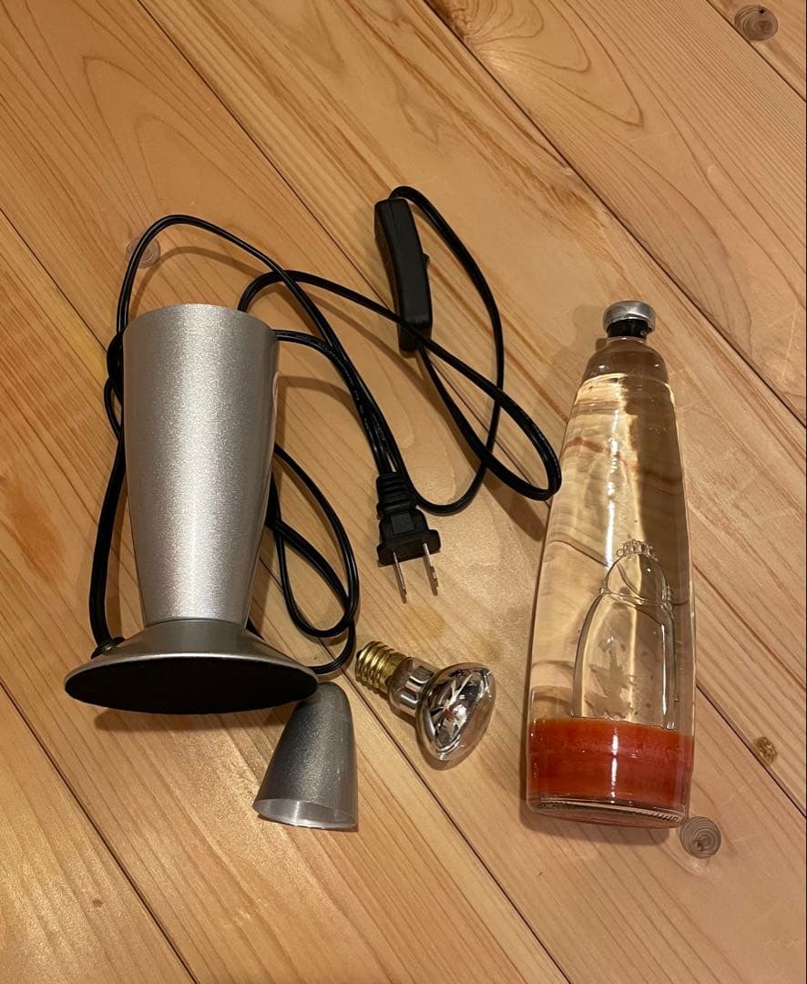 ラバライト　　透明×オレンジ