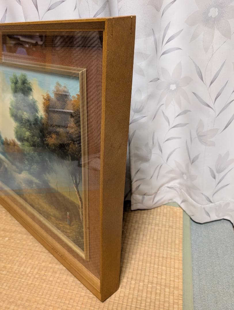 油絵　油彩　風景画　美術品　インテリア