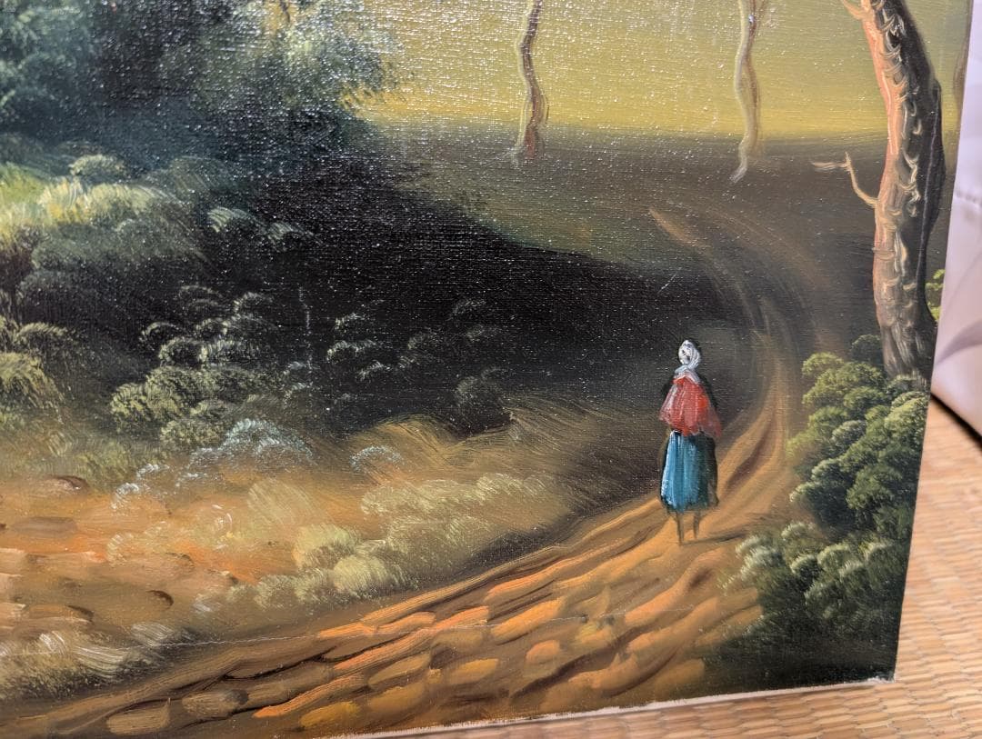 油絵　油彩　風景画　美術品　インテリア