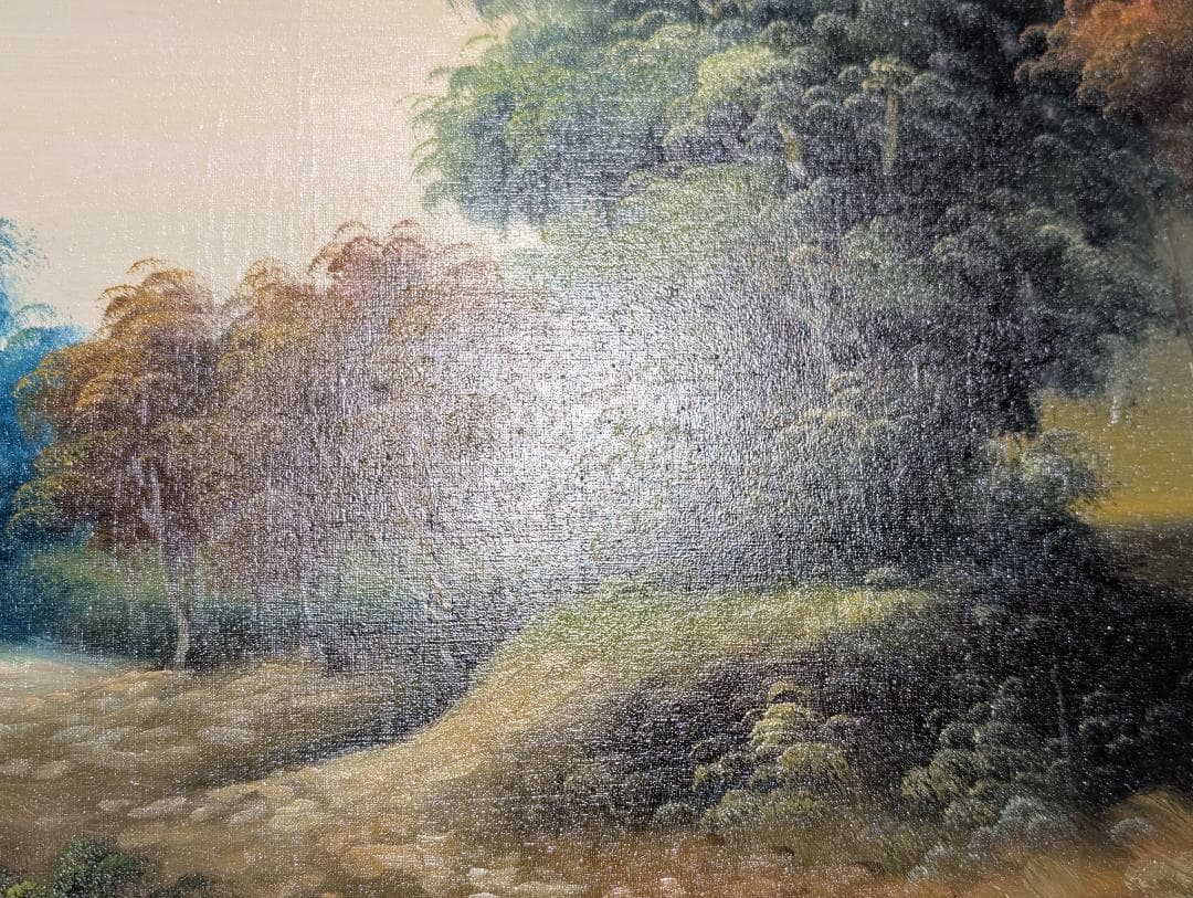 油絵　油彩　風景画　美術品　インテリア