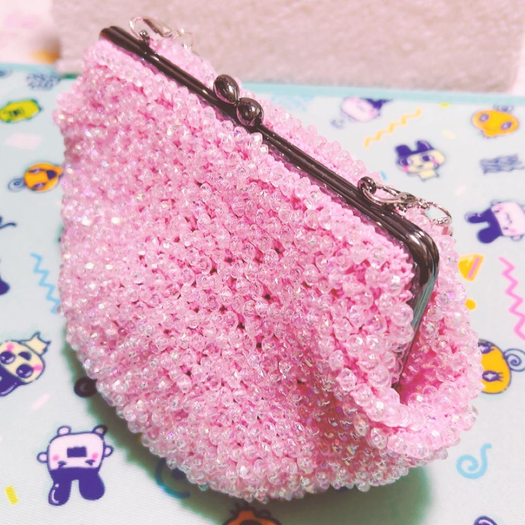 ビーズ編み がま口