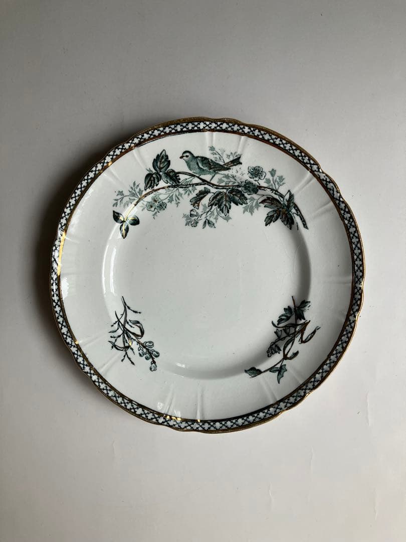 オールドグスタフスベリ　プレート2枚セット WEXIO&AXEL　鳥　花