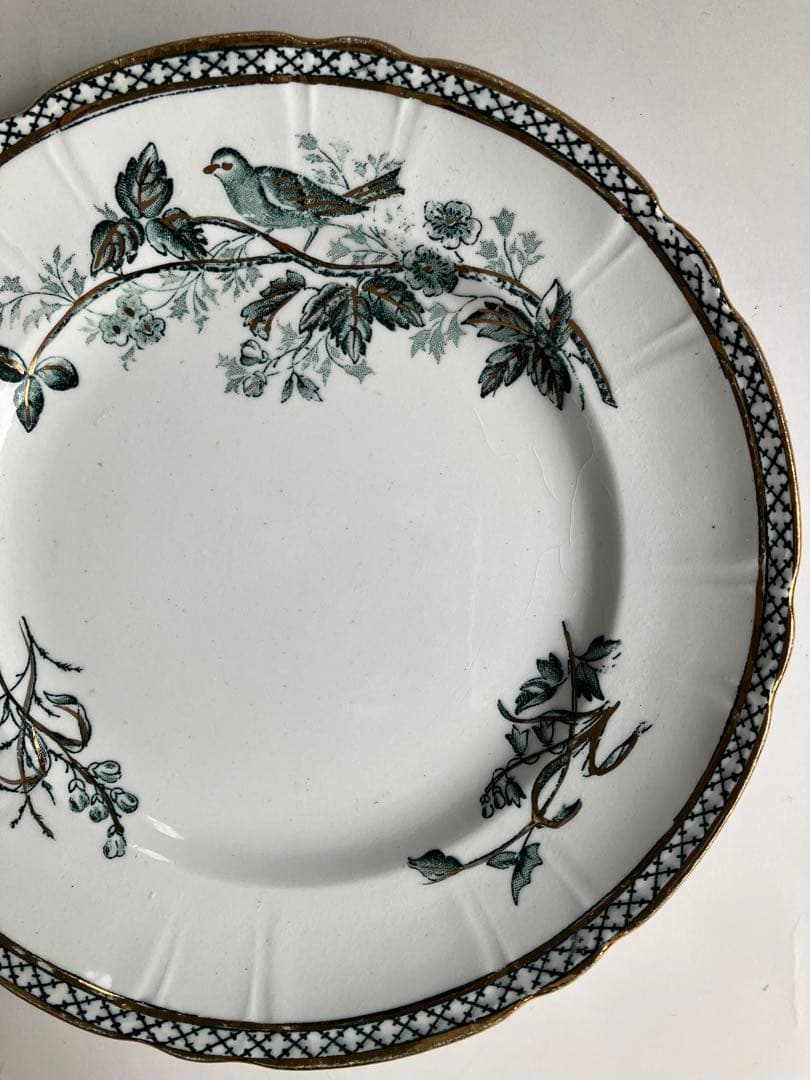 オールドグスタフスベリ　プレート2枚セット WEXIO&AXEL　鳥　花