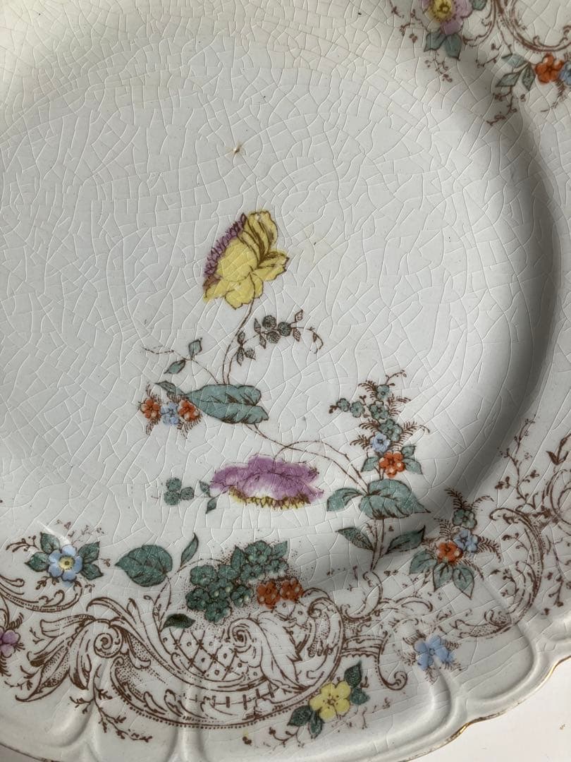 オールドグスタフスベリ　プレート2枚セット WEXIO&AXEL　鳥　花