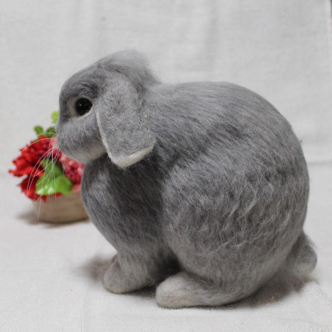のばたさま専用 羊毛フェルト オーダー「リアルで可愛いうさぎちゃん」