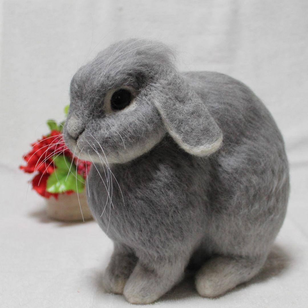 のばたさま専用 羊毛フェルト オーダー「リアルで可愛いうさぎちゃん」