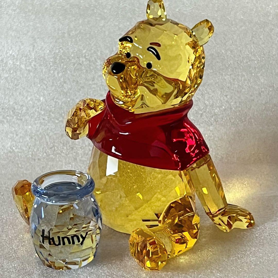 【極美品】SWAROVSKI Disney くまのプーさん 希少 証明書 箱付き