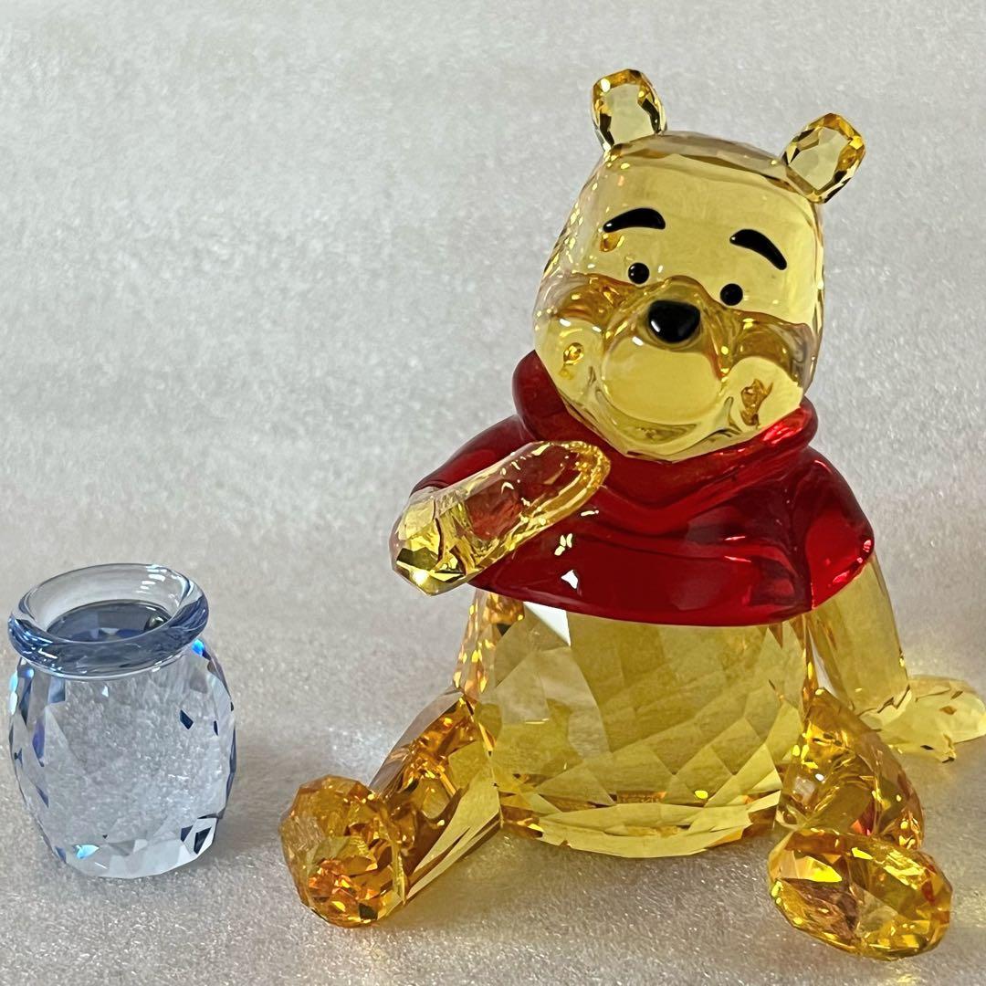 【極美品】SWAROVSKI Disney くまのプーさん 希少 証明書 箱付き