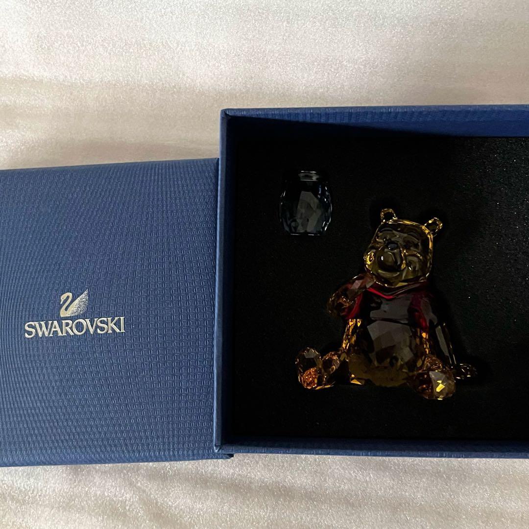 【極美品】SWAROVSKI Disney くまのプーさん 希少 証明書 箱付き