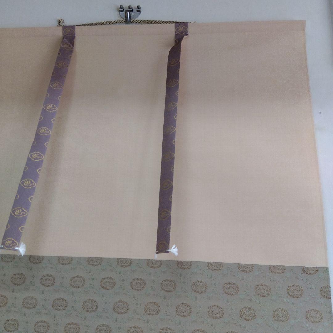 掛け軸　梅に鶯　耕石