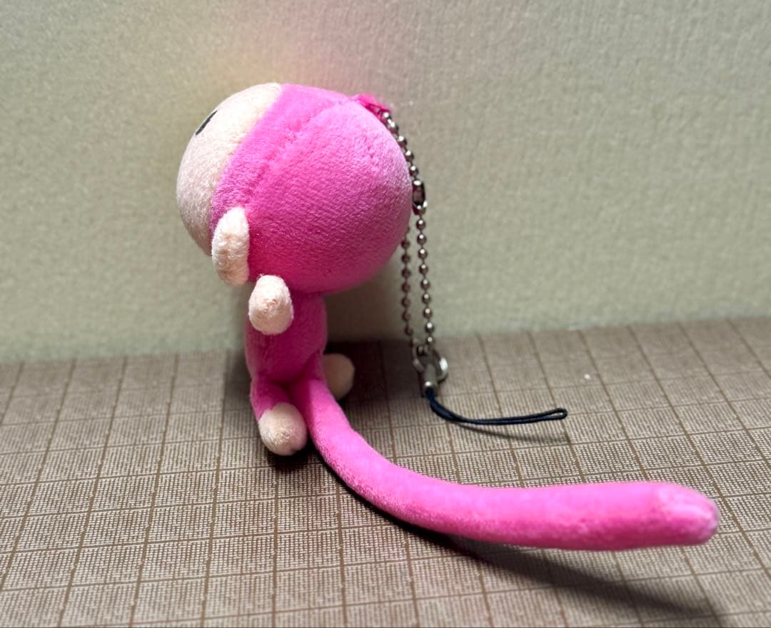 当時物 ピンキーモンキー ぬいぐるみ マスコット　キーホルダー さる