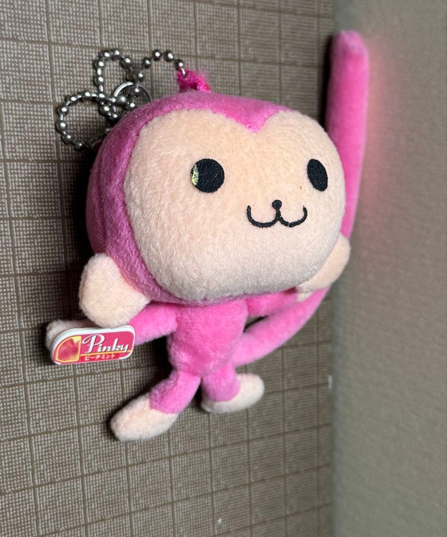 当時物 ピンキーモンキー ぬいぐるみ マスコット　キーホルダー さる