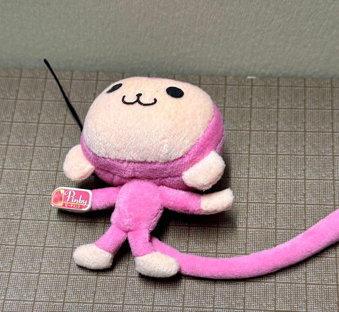 当時物 ピンキーモンキー ぬいぐるみ マスコット　キーホルダー さる