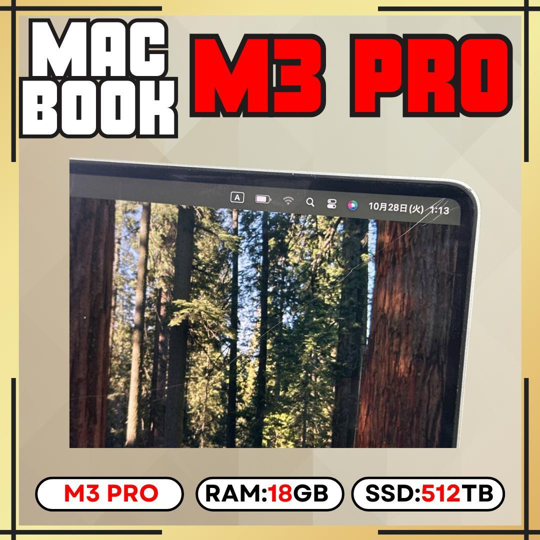 MacBook Pro 14インチ M3 Pro / 18GB / 512GB