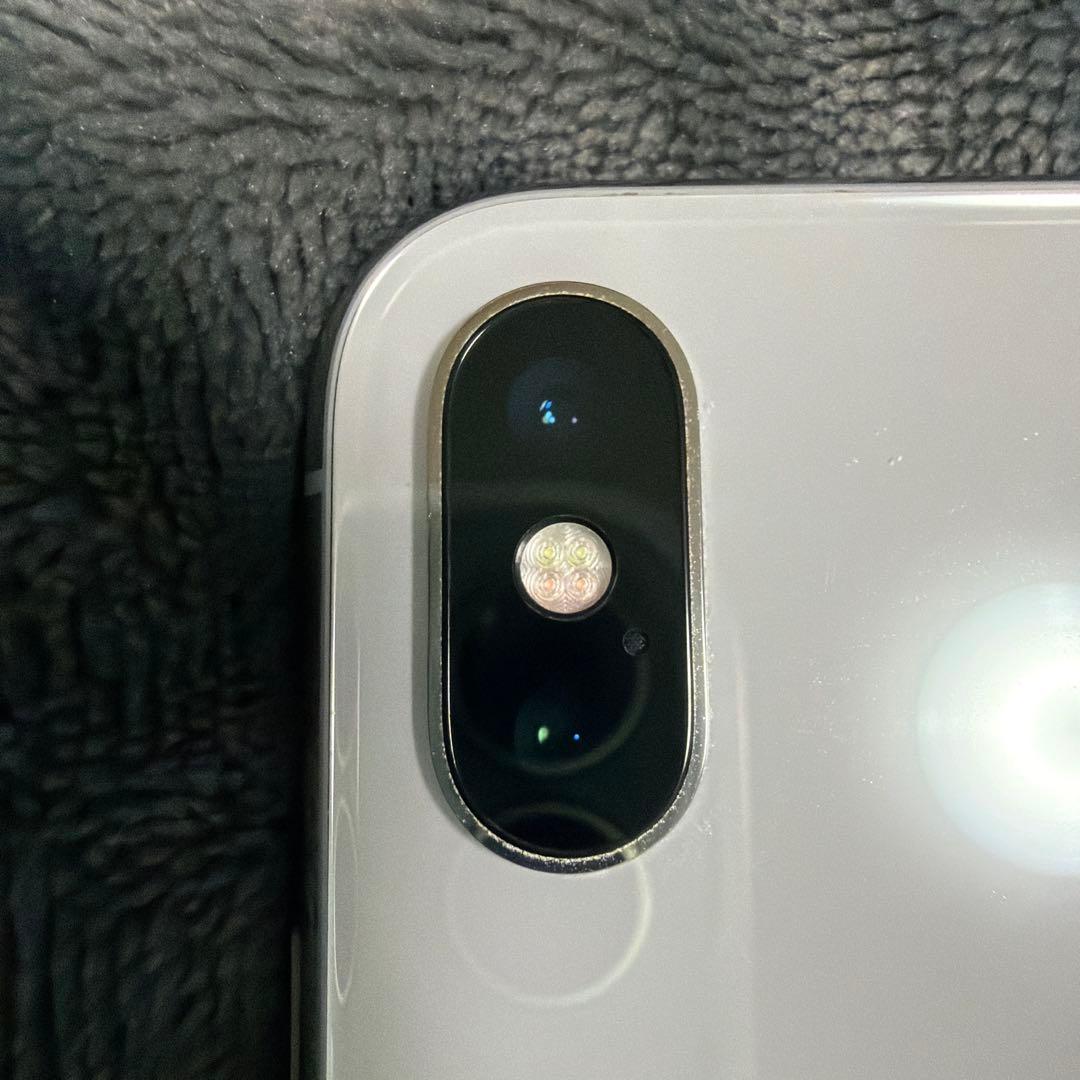 Apple iPhone X 64GB シルバー SIMフリー スマホ