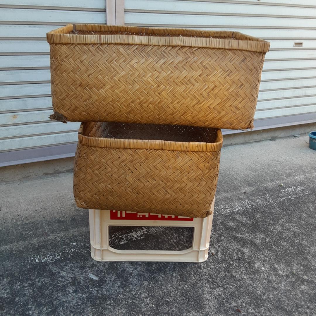 昭和レトロ柳行李