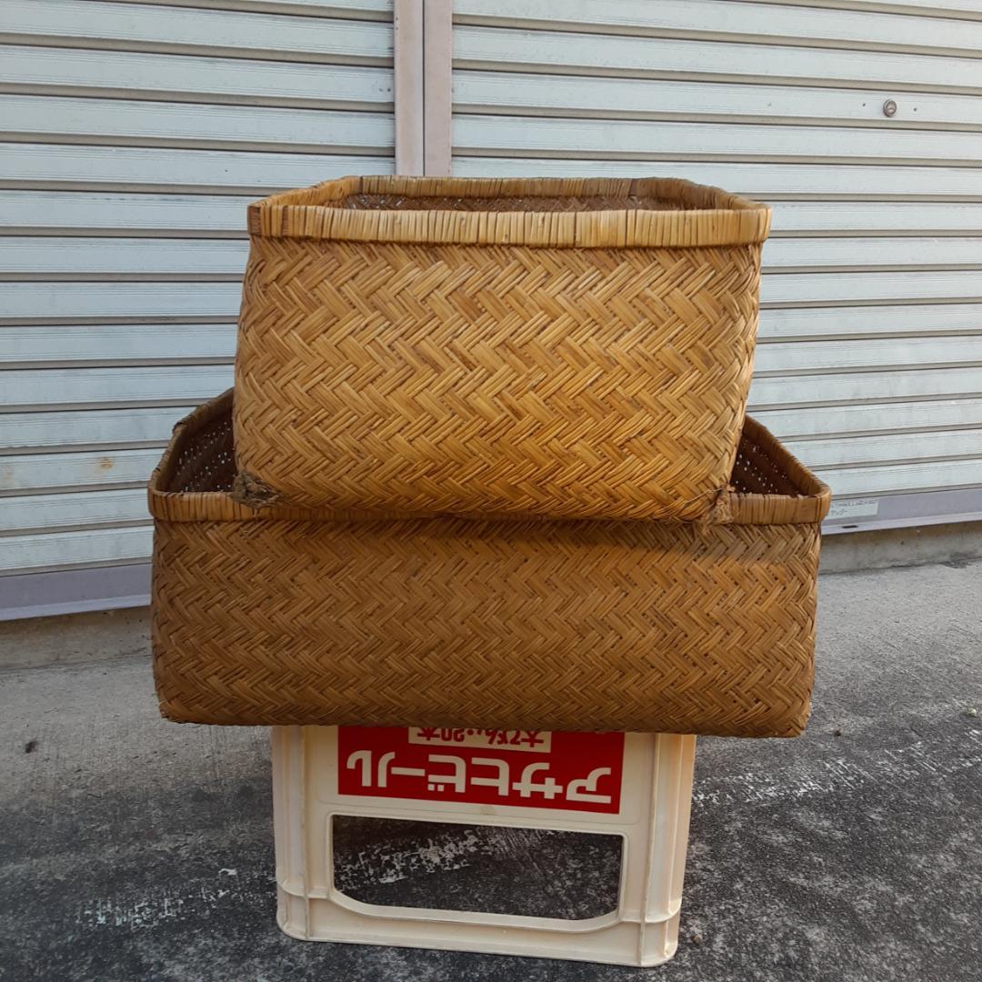 昭和レトロ柳行李