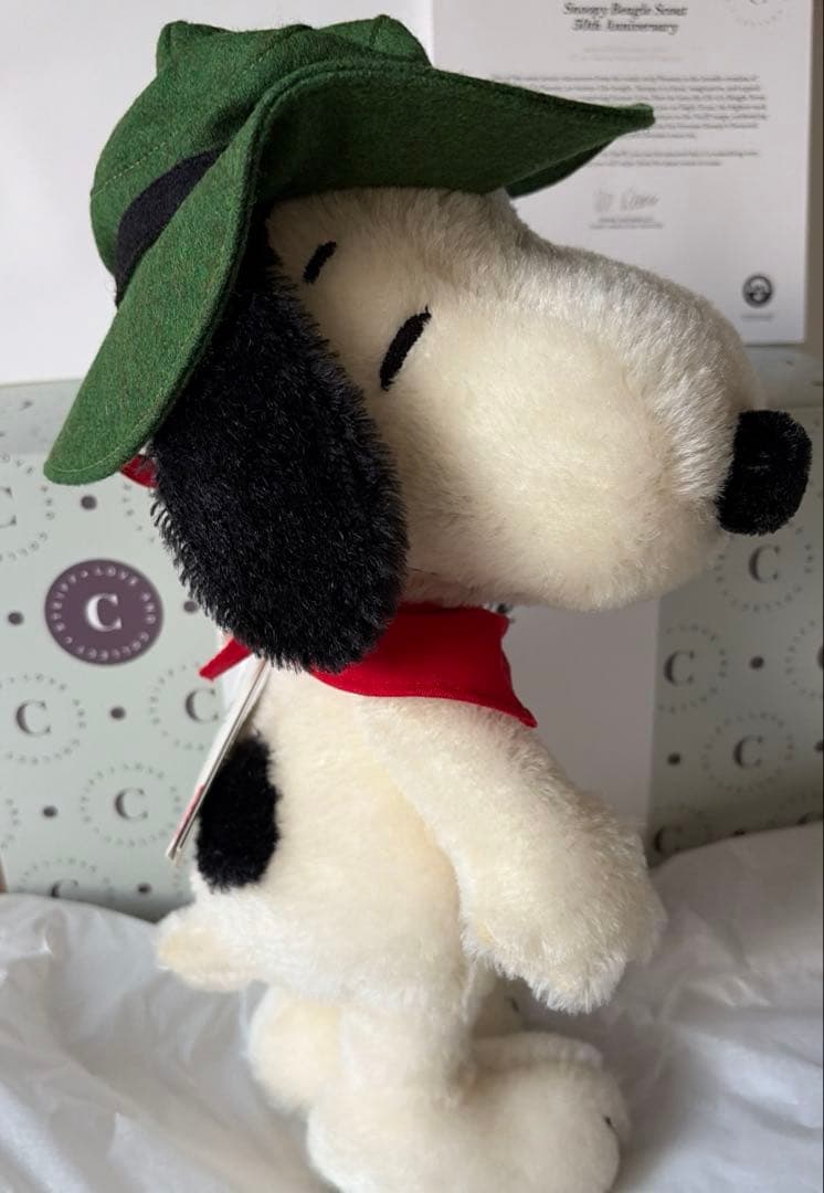 世界限定　スヌーピー ビーグル・スカウト50周年記念モデル　シュタイフ